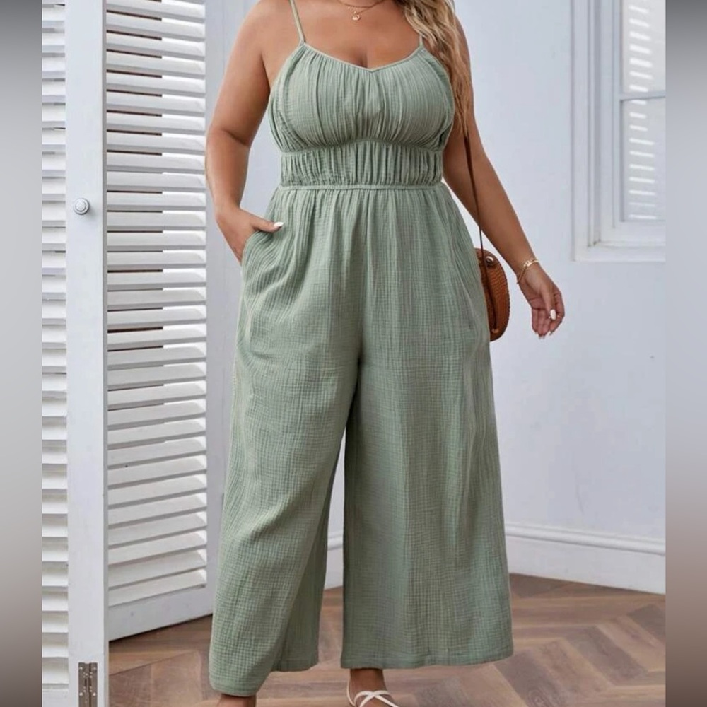 Shein Plus Cami Junpsuit